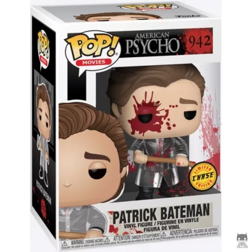 Figurine Funko POP Patrick Bateman avec hache (Bloody) (American Psycho)