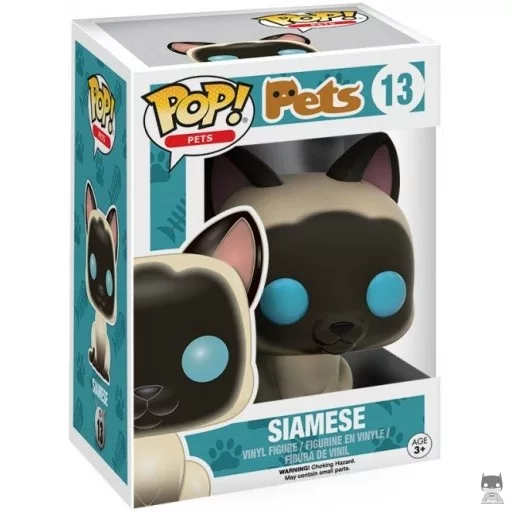 Figurine Funko POP Siamois (Animaux de Compagnie)