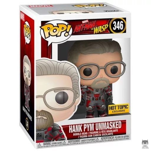 Figurine Funko POP Hank Pym (sans masque) (Ant-Man et la Guêpe)