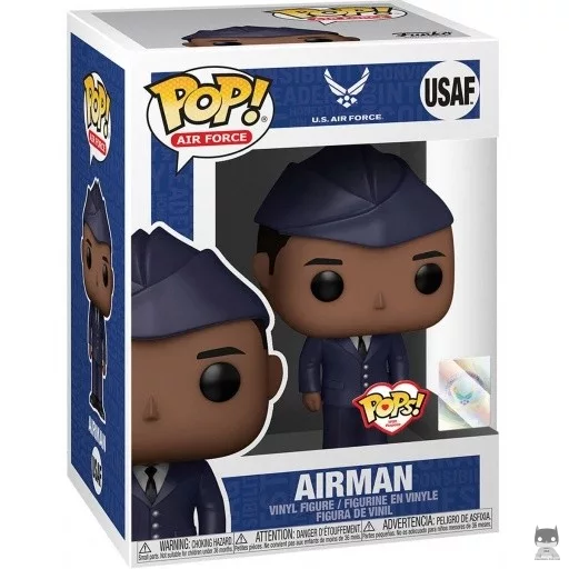 Figurine Funko POP Avaiateur Air Force Homme (Afro-Américain) (Armée USA)