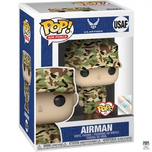 Figurine Funko POP Avaiateur Air Force Homme (Caucasien) (Armée USA)