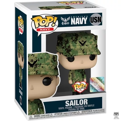 Figurine Funko POP Marin de la Navy Américaine Femme (Caucasien) (Pop! Vinyl)