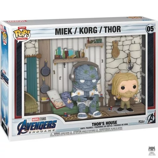 Figurine Funko POP Maison de Thor (Miek, Korg & Thor) (Avengers : Endgame)