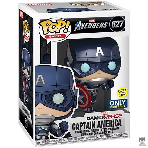 Figurine Funko POP Captain America (Glow in the Dark)