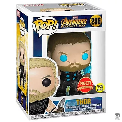 Figurine Funko POP Thor (avec Stormbreaker) (Glow in the Dark)