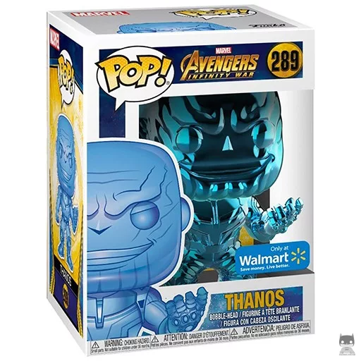 Figurine Funko POP Thanos (Bleu & Chrome) (Walmart)