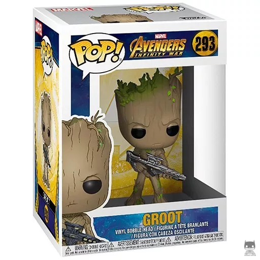 Figurine Funko POP Groot (avec Blaster) (Avengers : Infinity War)