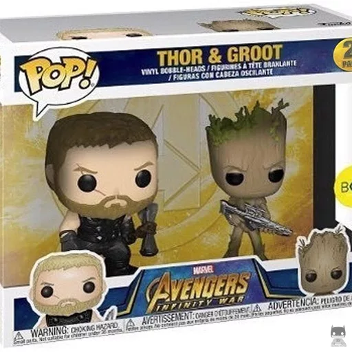 Figurine Funko POP Thor & Groot (Avengers : Infinity War)