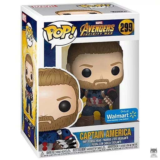 Figurine Funko POP Captain America (avec Bouclier) (Avengers : Infinity War)