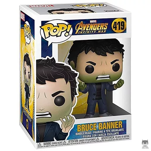 Figurine Funko POP Bruce Banner (en Colère) (Bobble head)