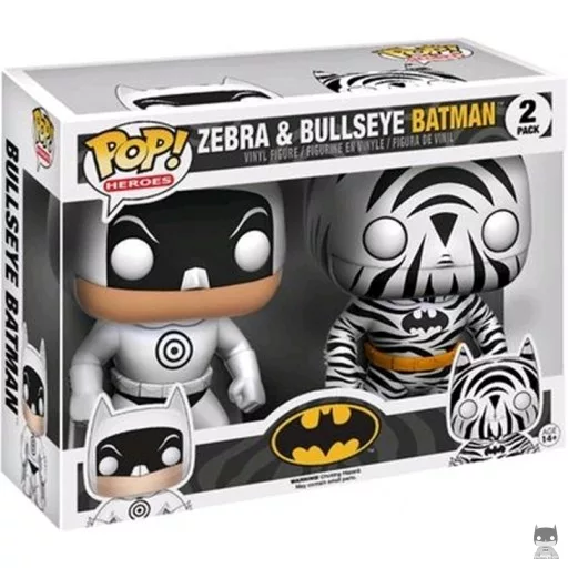 Figurine Funko POP Batman Zebra & Bullseye (Pop! Vinyl)