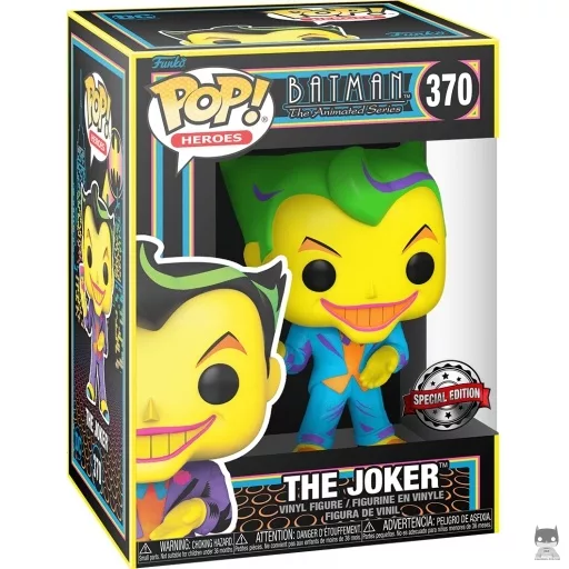 Figurine Funko POP Joker (Blacklight) (Batman : Série d'Animation)
