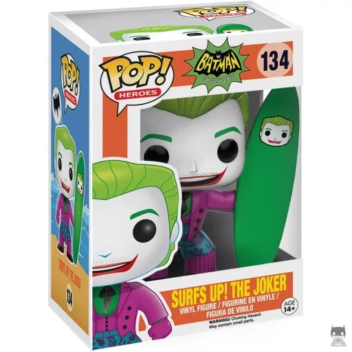 Figurine Funko POP Le Joker avec Planche de Surf (Batman : Série TV)