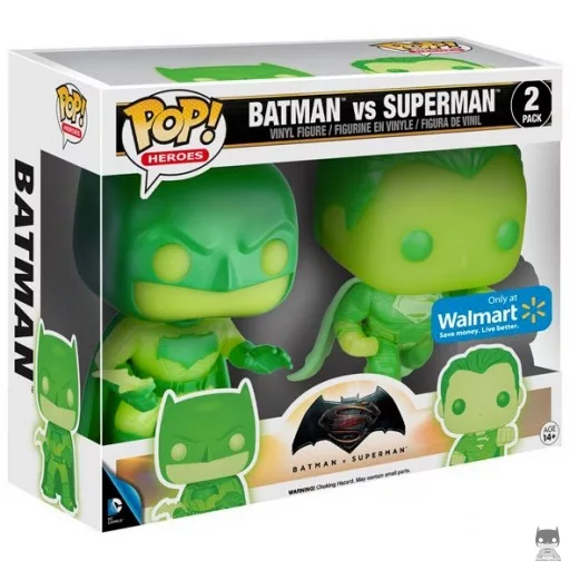 Figurine Funko POP Batman vs Superman (Glow in the Dark) (Pop! Vinyl)