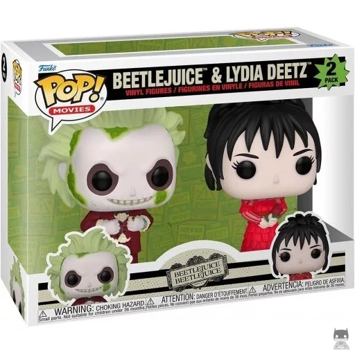 Figurine Funko POP Beetlejuice & Lydia Deetz (Pop! Vinyl)