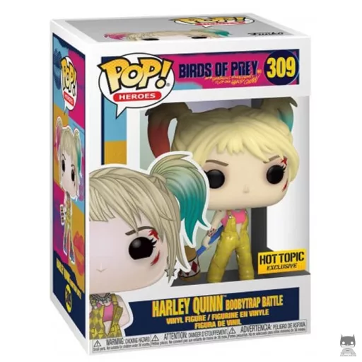 Figurine Funko POP Harley Quinn à la bataille Boobytrap (Birds of Prey)