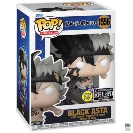 Figurine Funko POP Black Asta (Glow in the Dark) (Glow in the Dark)