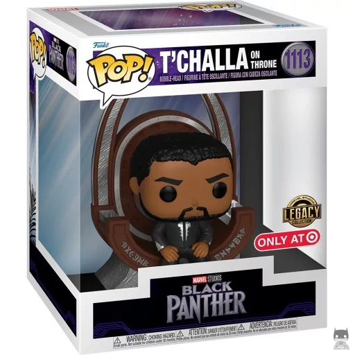 Figurine Funko POP T'Challa sur Trône (Target)