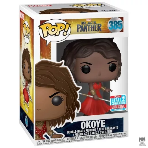 Figurine Funko POP Okoye (Robe Rouge) (Black Panther)