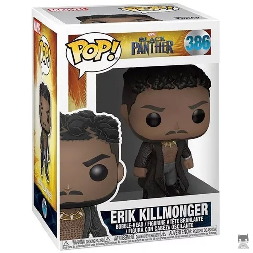 Figurine Funko POP Erik Killmonger avec Cicatrices (Black Panther)