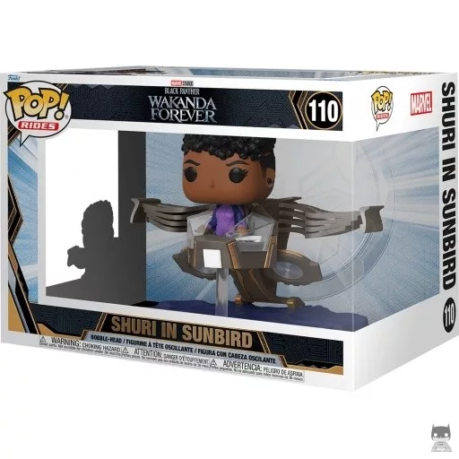 Figurine Funko POP Shuri dans le Sunbird (Shuri)