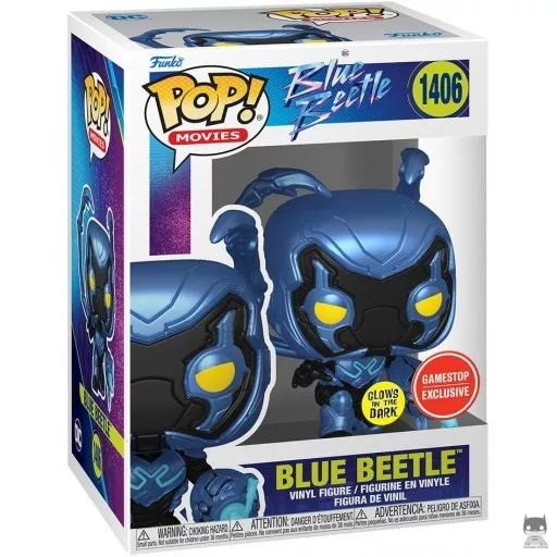 Figurine Funko POP Blue Beetle (Glow in the Dark) (Blue Beetle)