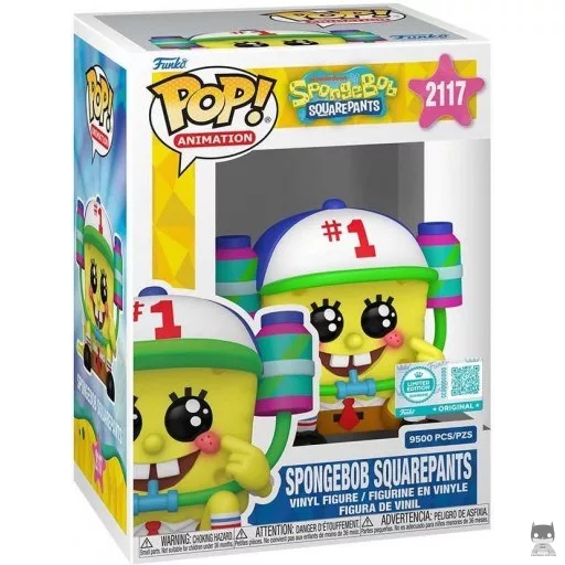 Figurine Funko POP Bob l'Éponge avec Chapeau de Boisson (Bob l'Eponge)