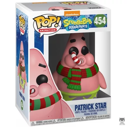 Figurine Funko POP Patrick l'Etoile de Mer Noël (Bob l'Eponge)