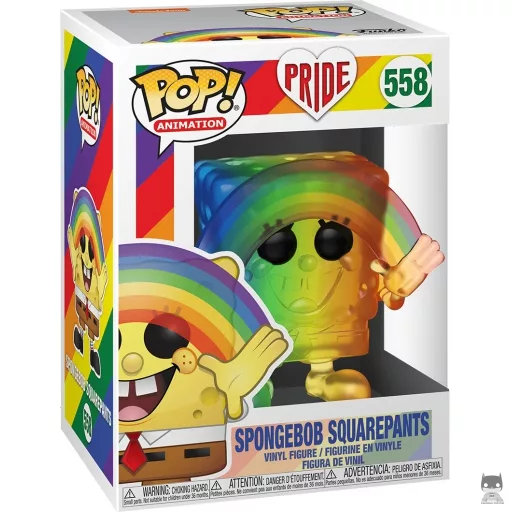 Figurine Funko POP Bob l'Eponge Arc-en-ciel (Pride) (Rainbow)
