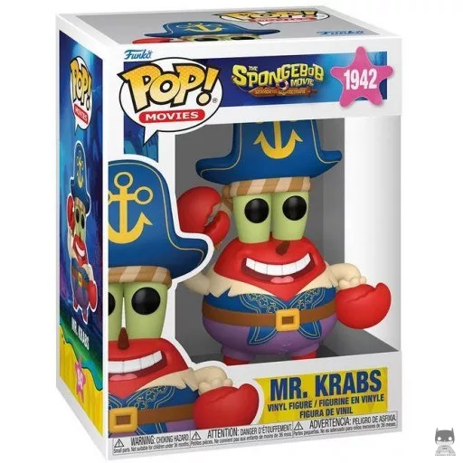 Figurine Funko POP M. Krabs (Bob l'Eponge, le film : Un pour tous, tous pirates !)
