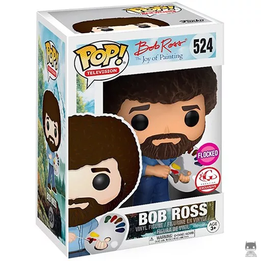 Figurine Funko POP Bob Ross (Flocked) (Flocked)