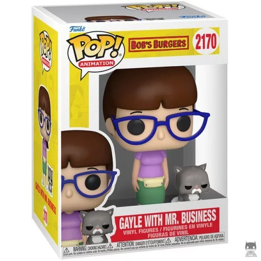 Figurine Funko POP Gayle avec Mr. Business (Bob's Burgers)
