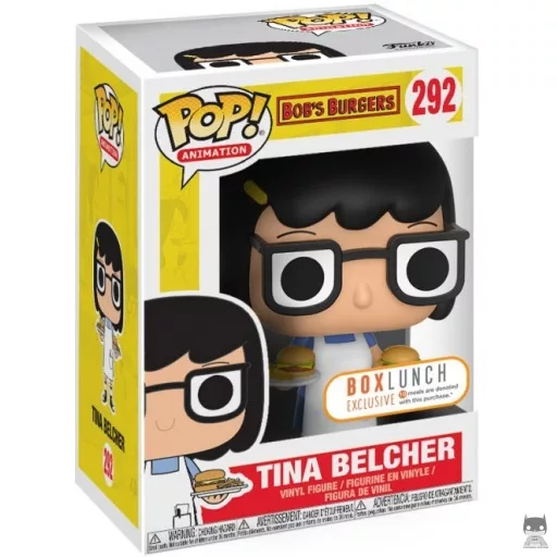 Figurine Funko POP Tina Belcher avec Cheeseburgers (Bob's Burgers)