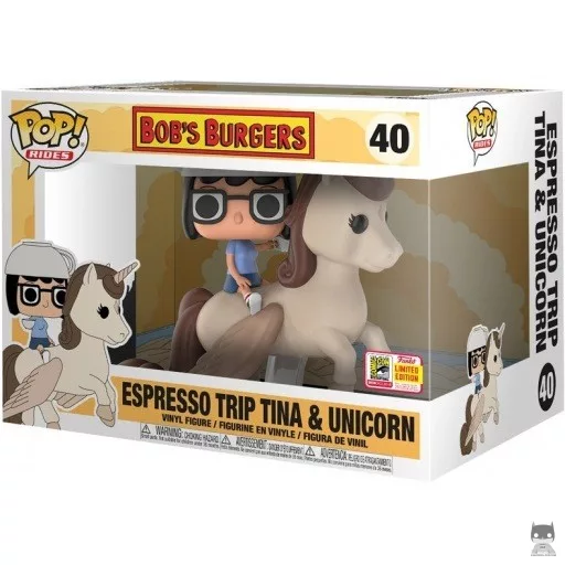 Figurine Funko POP Tina Voyage Espresso & Licorne (Tina Belcher)
