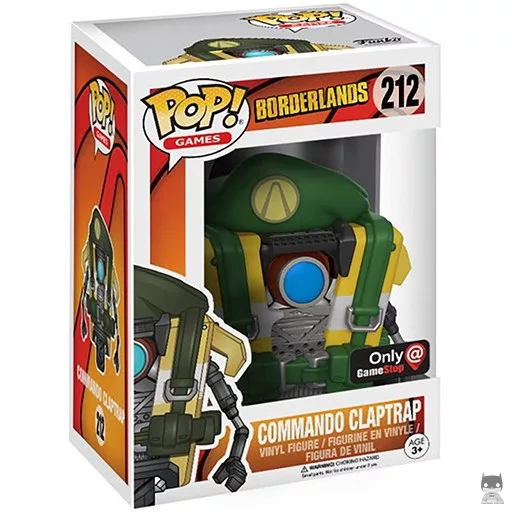 Figurine Funko POP Claptrap (Commando) (Borderlands)