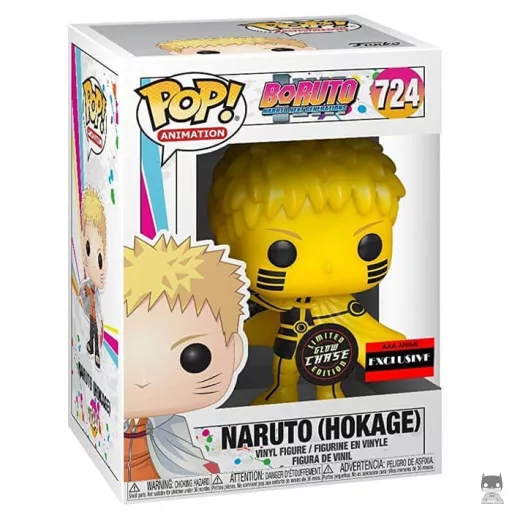 Figurine Funko POP Naruto (Hokage) (Chase) (Glows in the Dark) (Naruto Uzumaki)