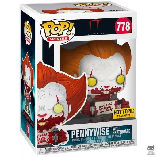Figurine Funko POP Grippe-Sou avec skate board (Hot Topic)