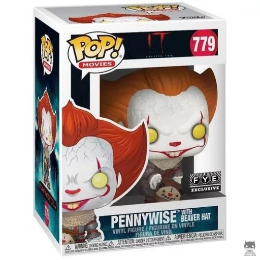 Figurine Funko POP Grippe-Sou avec casquette castor (Ça : Chapitre deux)