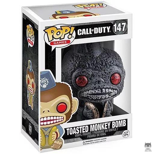 Figurine Funko POP Monkey Bomb Brûlé (Call of Duty)