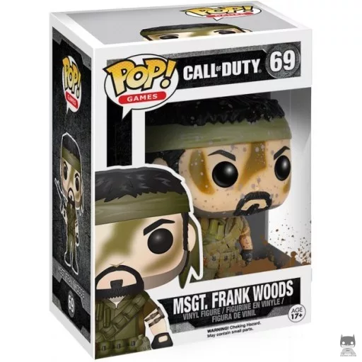 Figurine Funko POP MSGT Frank Woods (Éclaboussure de boue) (Pop! Vinyl)