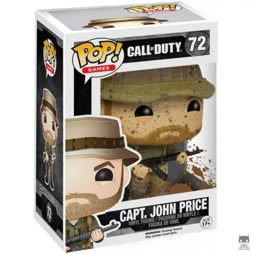Figurine Funko POP Captain John Price (Mud Splatter) (Call of Duty)
