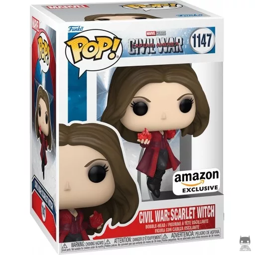 Figurine Funko POP Civil War : Scarlet Witch (Sorcière Rouge)