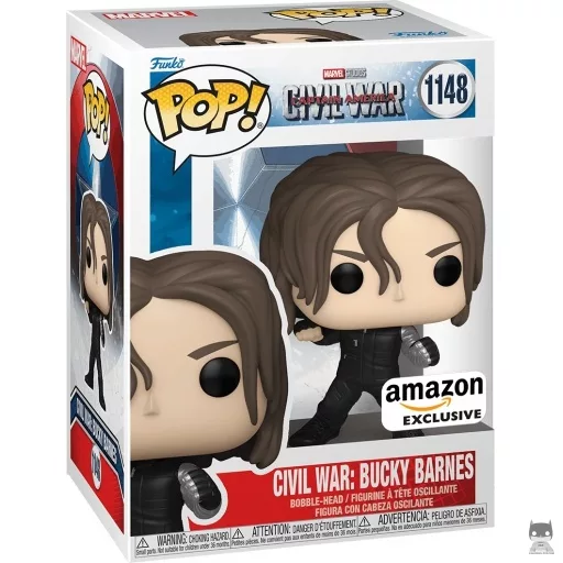 Figurine Funko POP Civil War : Bucky Barnes (Amazon)