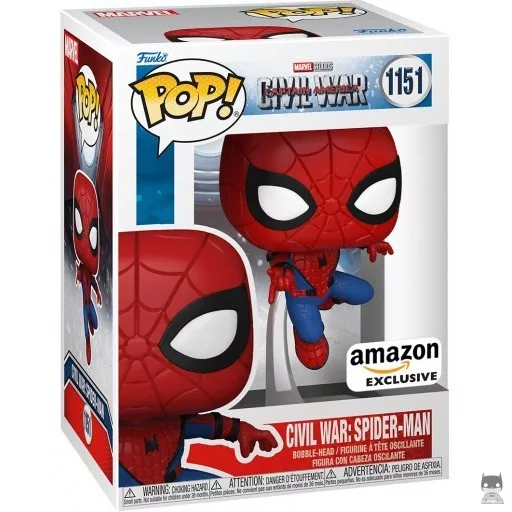 Figurine Funko POP Civil War : Spider-Man (Captain America : Civil War)