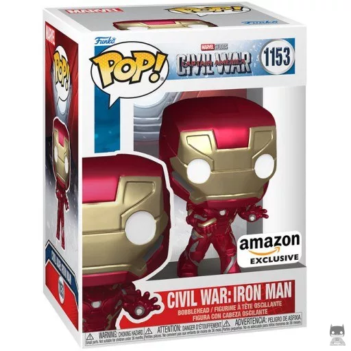 Figurine Funko POP Civil War : Iron Man (Amazon)