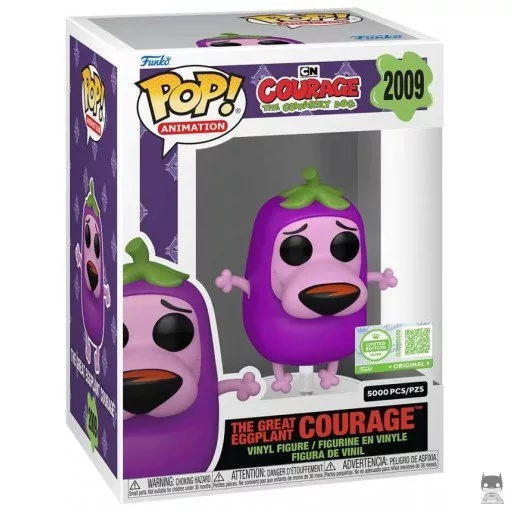 Figurine Funko POP La Grande Aubergine Courage (Cartoon Network)