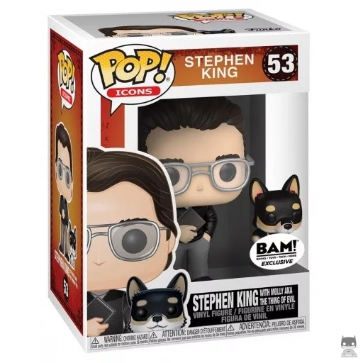 Figurine Funko POP Stephen King avec Molly (Célébrités)