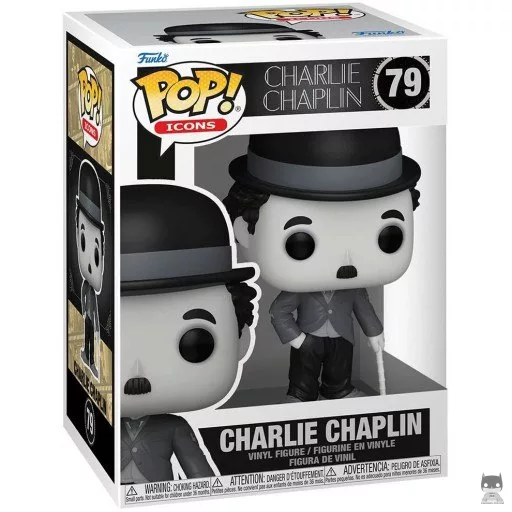 Figurine Funko POP Charlie Chaplin (Noir & Blanc) (Black & White)