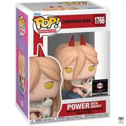Figurine Funko POP Power avec Meowy (Chainsaw Man)