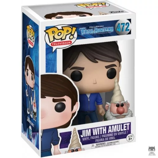 Figurine Funko POP Jim avec Amulette (Chasseurs de Trolls)